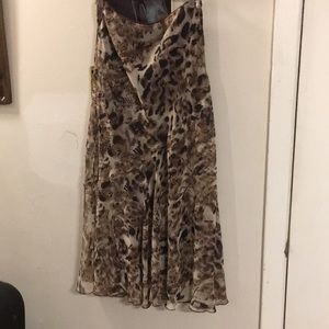 Metro Wear Animal Print Skirt